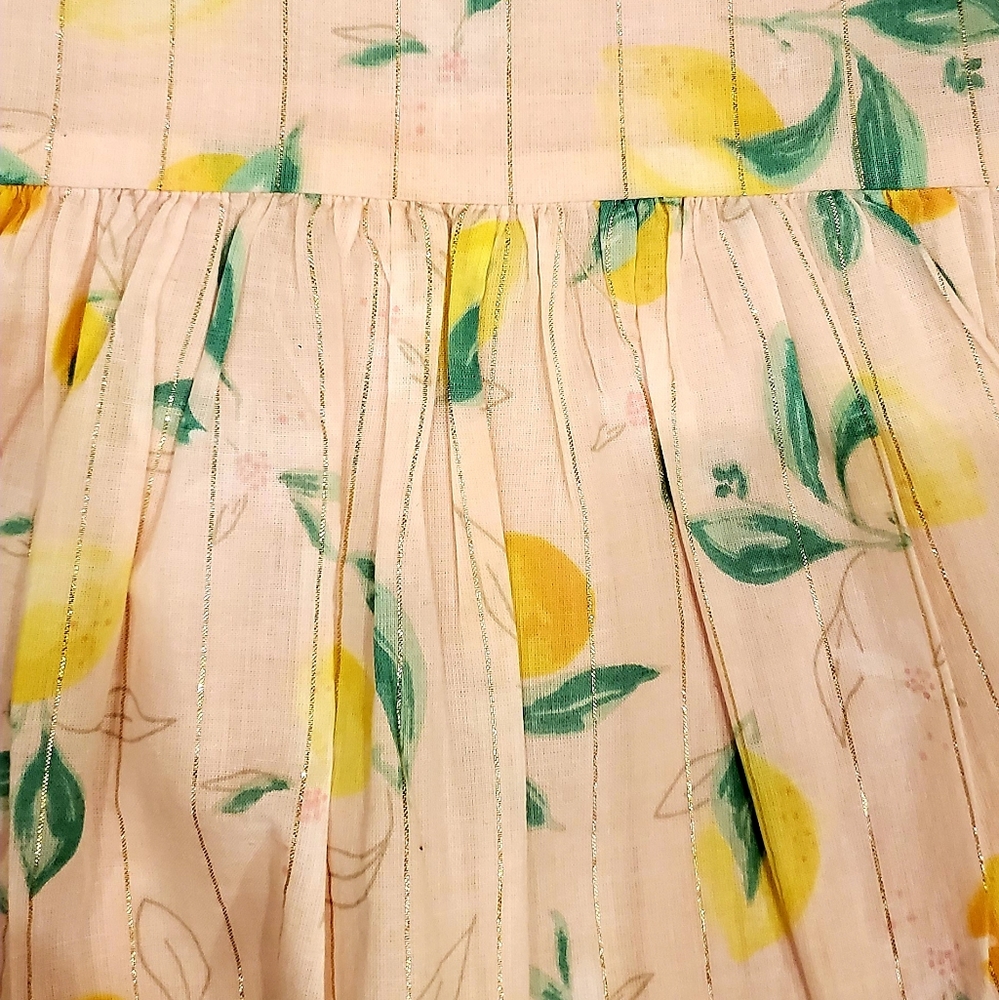 [OshKosh] Flutter Sleeve Lemon Dress - Picture 7 of 10